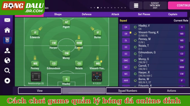 Cách chơi game quản lý bóng đá online đỉnh chóp